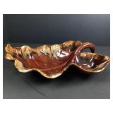 Vintage Hull Leaf Platter
