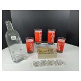 Collection of Assorted Vintage Glass