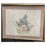 Framed Floral Print