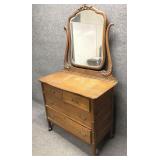 Antique Dresser with Mirror