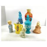 Seven Vintage Avon Bottles