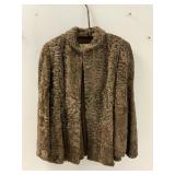 Brown Curly Lamb Cape