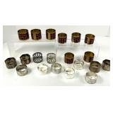 Twenty Assorted Napkins Rings