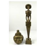 Two Golden Figurines