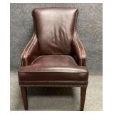 Brown Leather Armchair