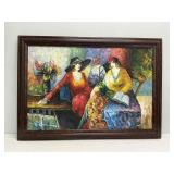Framed and Signed Print on Canvas