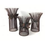 Metal Twisted Rope Candle Holders
