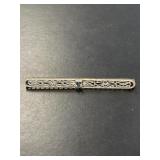 10 KT Vintage Blue Topaz Brooch