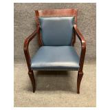 Wood and Upholstered Side Chair