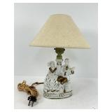 Vintage Victorian-Style Porcelain Table Lamp