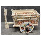 Painted Gypsy Serving Cart