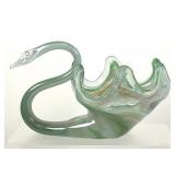 Murano Sooner Glass Handmade Art Glass Swan