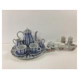 Miniature Ceramic Tea Set