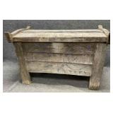 Large Rustic Antique Storage Chest
