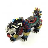 Hand Made Mexican Folk Art Jaguar Figurine