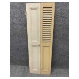 One Folding Antique Shutter