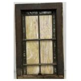 Vintage Leaded Slag Glass Window