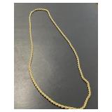 18 KT Braided Chain