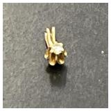 14 KT Vintage Diamond Pendant