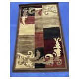 Catalina Brown/Red Rug 100% Polypropylene