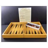 Wood Juego Backgammon Game Set