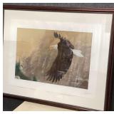 On Eagles Wings Print