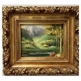 Signed, Framed Oil on Canvas