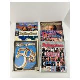 Six Rolling Stone Magazines