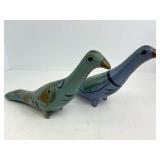 Vintage Mexican Pottery Birds