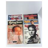 Six Rolling Stone Magazines