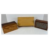 Three Wood Boxes