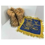 Fur Boots and USAF Banner