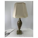 Vintage Green Onyx Table Lamp
