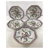 Asian Porcelain Phoenix Plates