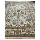 Large Hand Knotted Rug with Floral Pattern