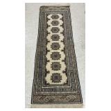 Handmade Wool Bokhara Runner Rug