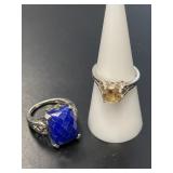 Two Sterling Rings