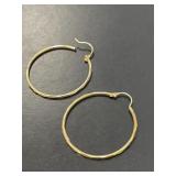 14 KT Hoop Earrings
