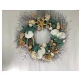 Seashell Coastal Wreath