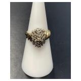 10 KT Ladies Diamond Dinner Ring