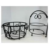 Wrought Iron Pot for Plants, Pie Holder
