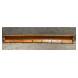 Long Hanging Coat Rack/Shelf