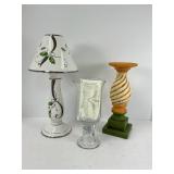 Three Candle Holders, One Lenox