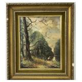 Signed Framed Vintage Impressionist OOC