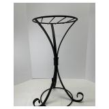 Black Wrought Iron/Steel Plant Stand
