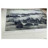 Signed Pencil Drawing 1990