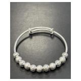Sterling Bead Bracelet