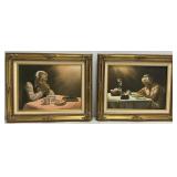 Two Prints on Canvas