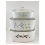 Large Corning Ware Casserole Dishes