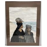 Aluminum Framed Watercolor